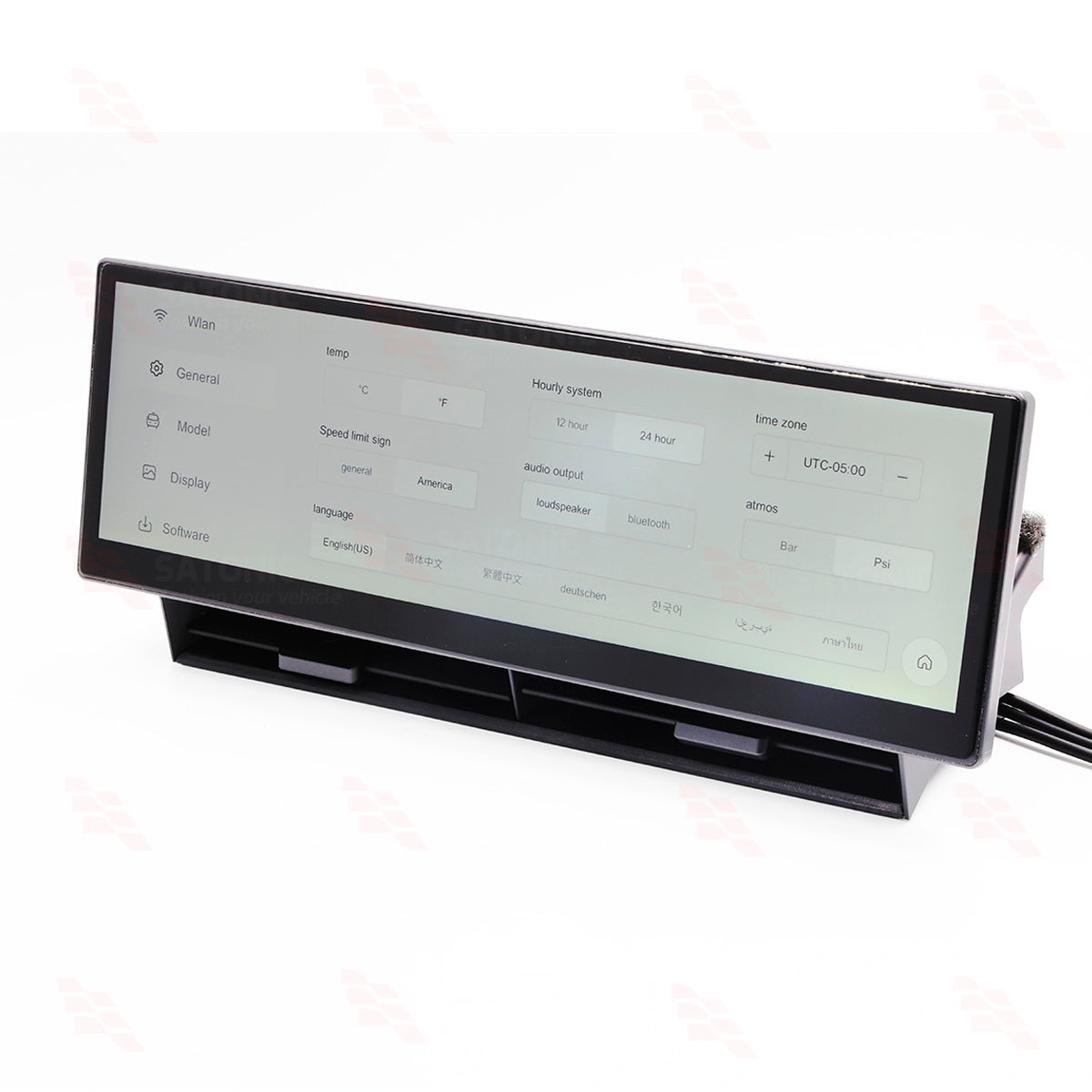 SATONIC 10.88" Carplay Cluster Dashboard For Cybertruck I Big Air Vent