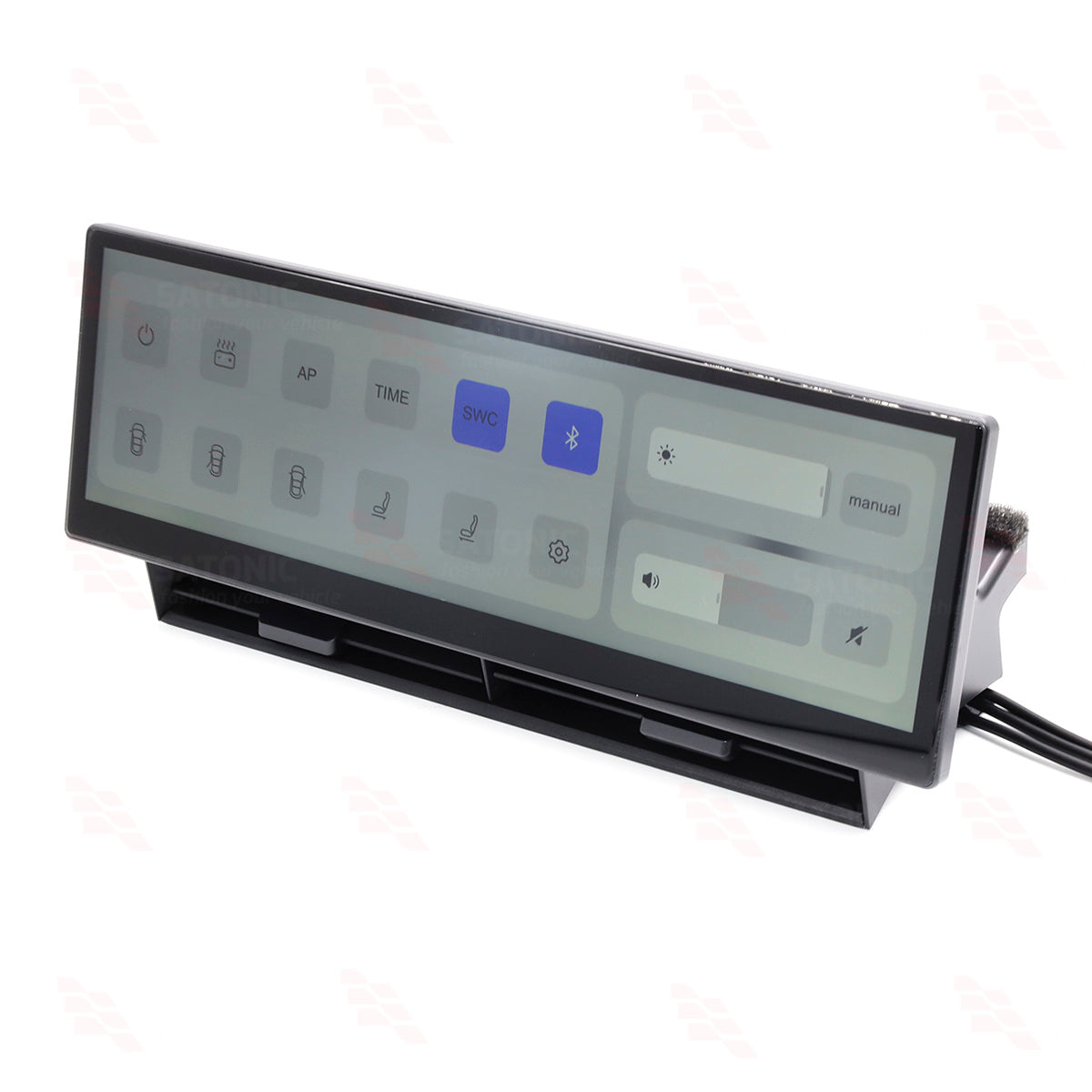 SATONIC 10.88" Carplay Cluster Dashboard For Cybertruck I Big Air Vent