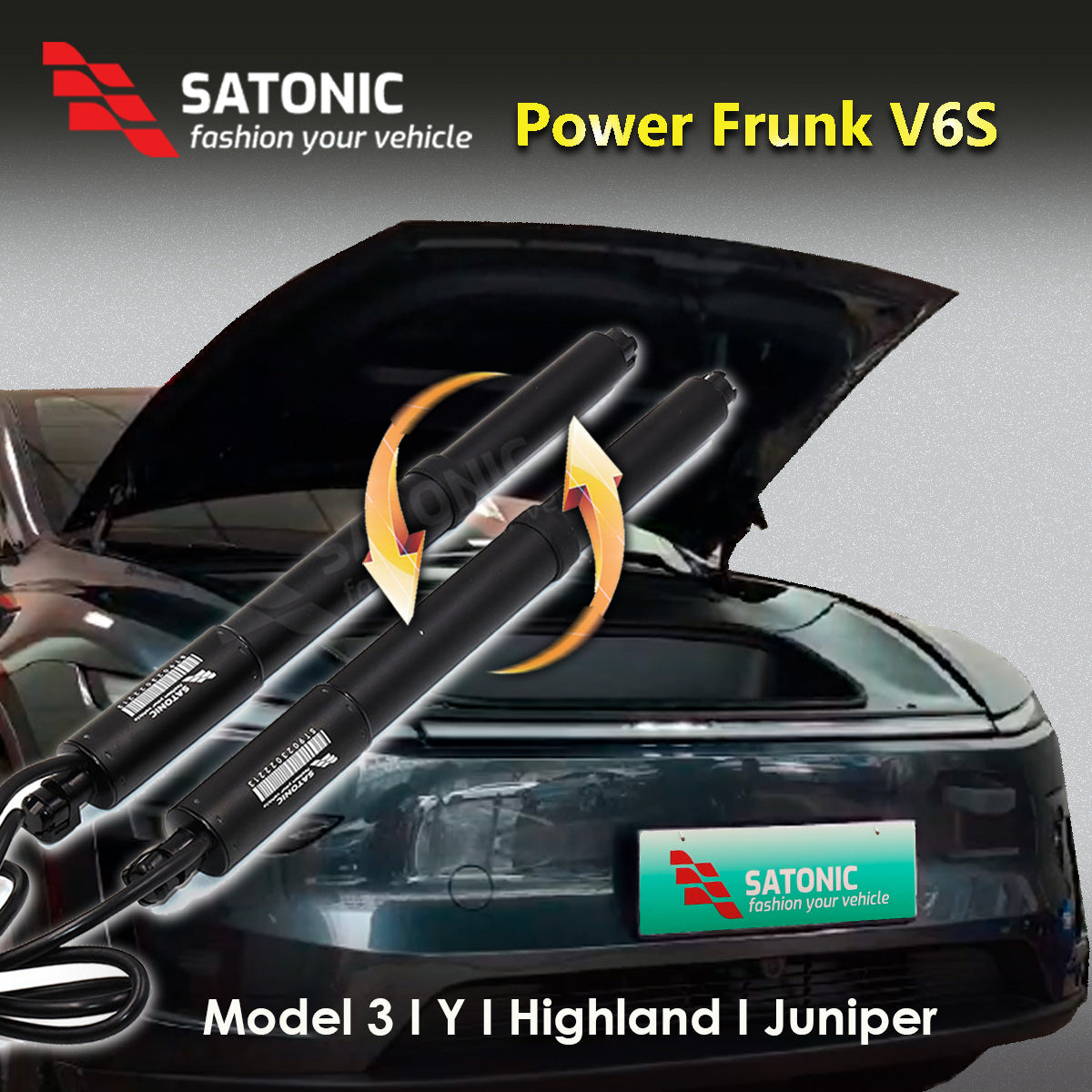 SATONIC V6s Auto Power Frunk For Tesla New Model Y Juniper