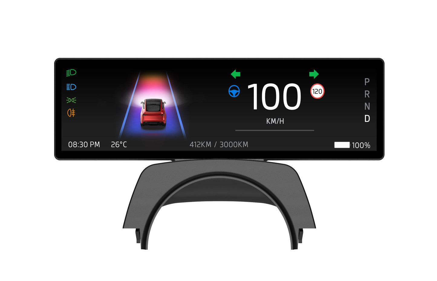 8.8-Inch Dashboard Display for Tesla Model Y Juniper – Supports Wireless CarPlay, Android Auto & GPS Navigation