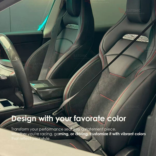 Model 3/Y High-Performance Style Sports Seats Replacement I  Nappa Leather & Ventilation