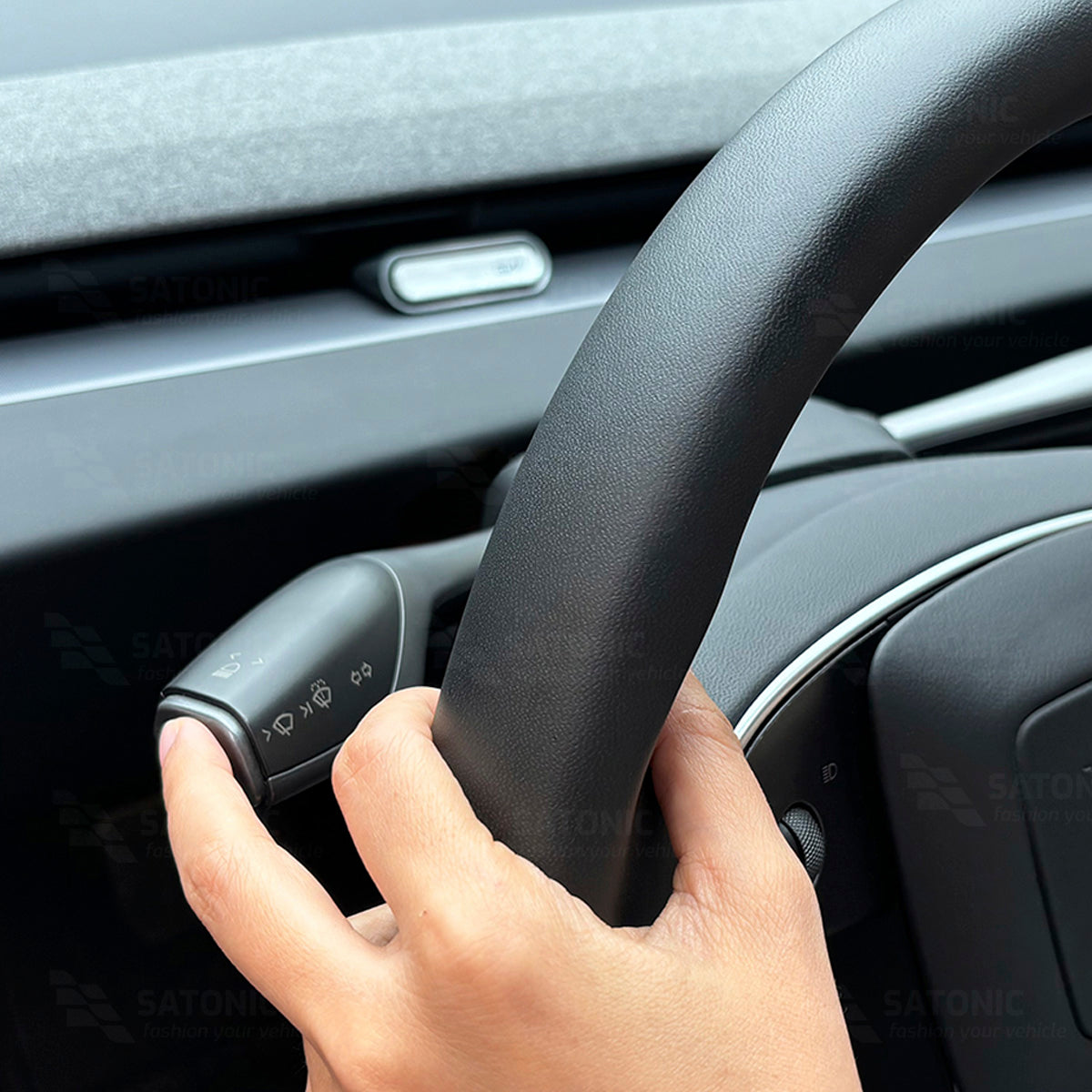 Tesla 2024 Model 3 Highland Signal & Gear Levers — D/R/P Turning Indicator SATONIC V2