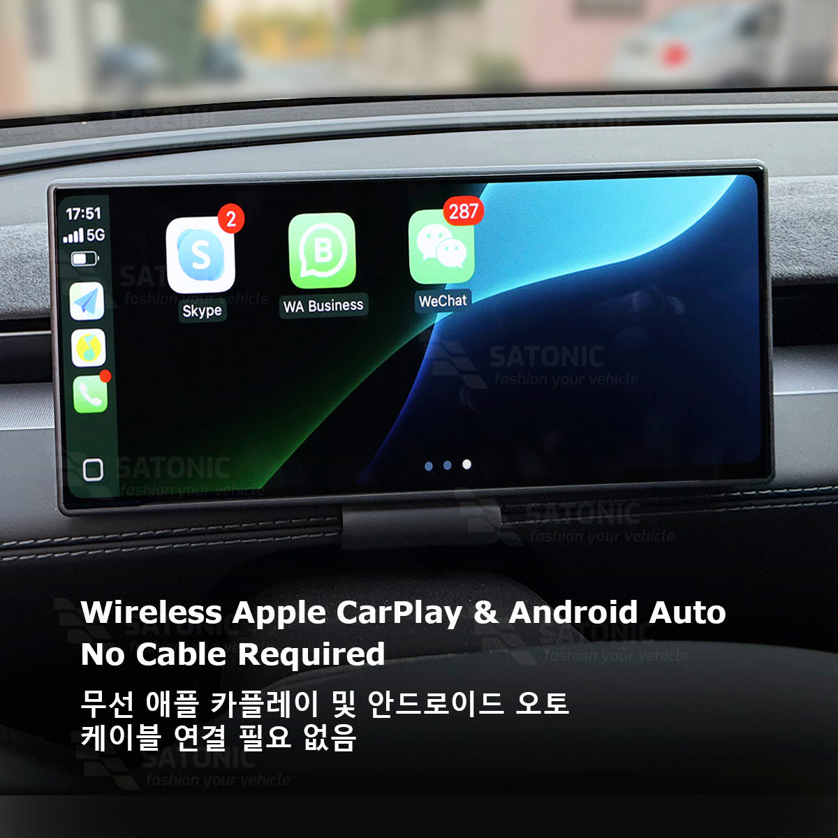 Tesla Model Y Juniper 8.9 inch Carplay Dasbhoard Screen I Free Air Vent I OTA Stalk Options  F9Pro