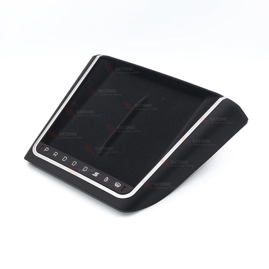 SATONIC Wireless Charger Ambient LED KNOB For Tesla Model 3 Highland & 2026 Model Y Juniper