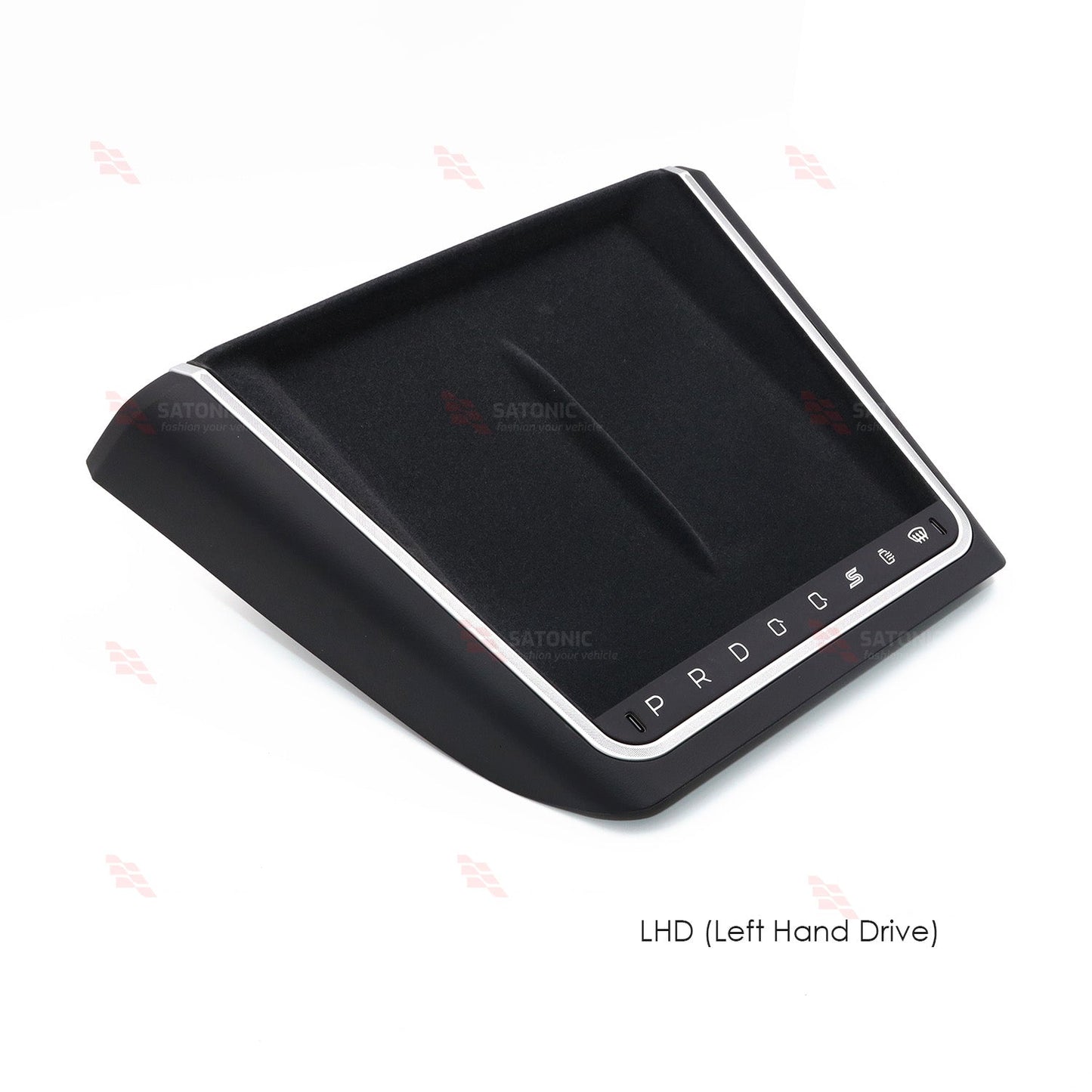 SATONIC Wireless Charger Ambient LED KNOB For Tesla Model 3 Highland & 2026 Model Y Juniper
