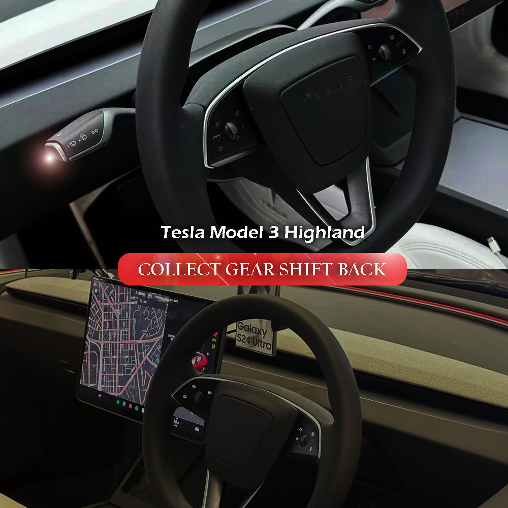 SATONIC Gear Selector Levers for Tesla 2024 Model 3 Highland