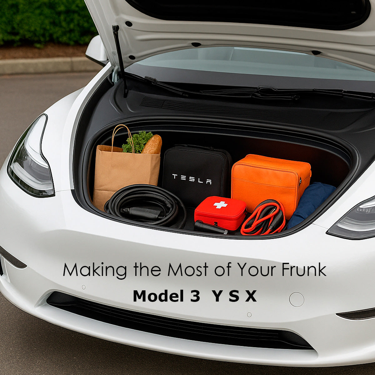 SATONIC Auto Power Frunk  For Tesla Model X Raven