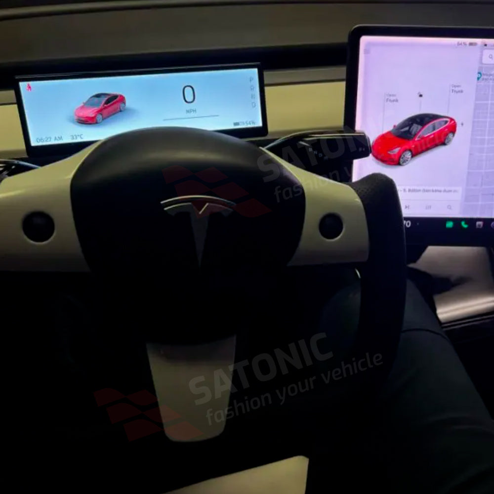 8.8-Inch Dashboard Display for Tesla Model Y Juniper – Supports Wireless CarPlay, Android Auto & GPS Navigation