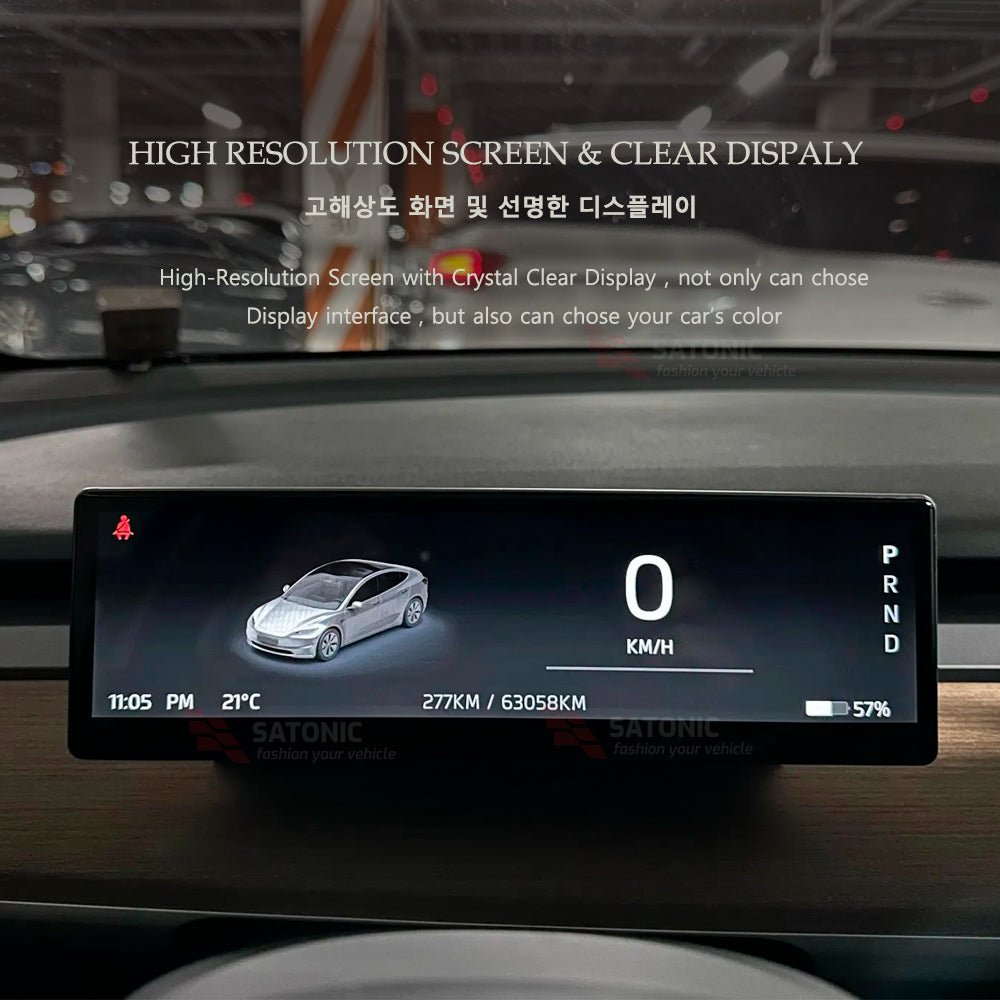 SATONIC 8.8 Inch Carplay Dashboard For Tesla Model 3 & Y - SATONIC