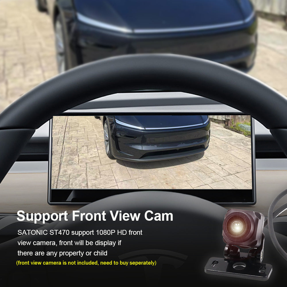 Tesla Model Y Juniper 8.9 inch Carplay Dasbhoard Screen I Free Air Vent I OTA Stalk Options  F9Pro