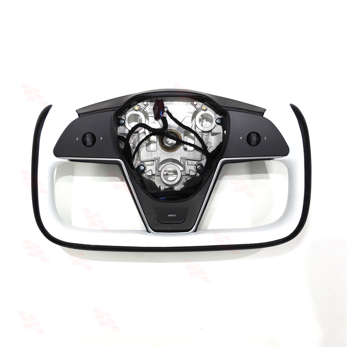 SATONIC 5th Generation Yoke Steering Wheel for Tesla Model 3 & Y Heating– OEM Color Available